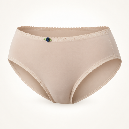 Front view of bikini briefs for women microfibre, 4-pack.