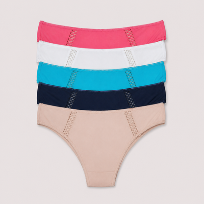 Women’s Low-Cut Thong underwear, 5-Pack
