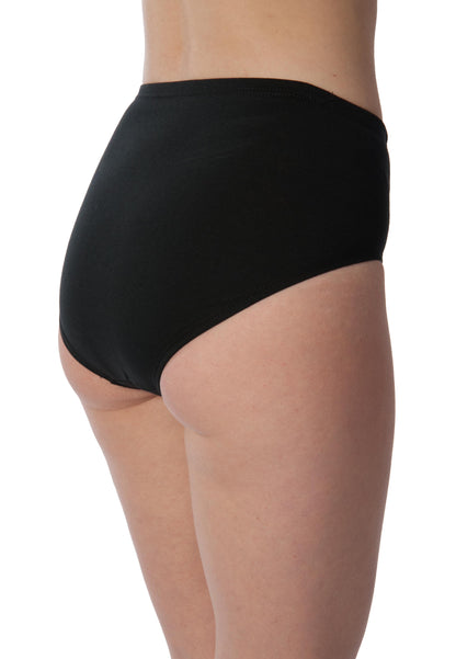 Culottes taille haute en coton et élasthanne pour femme (Lot de 4)