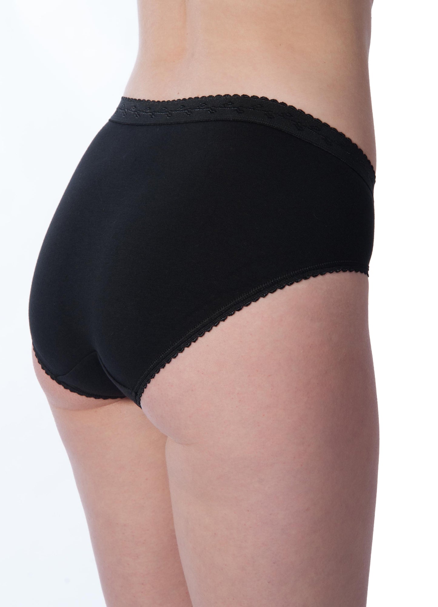 Culottes de bikini taille haute pour femme en coton stretch (lot de 6)