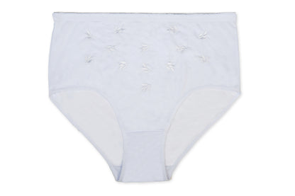 Plus Size Women’s Soft Embroidered Full Briefs 3-Pack
