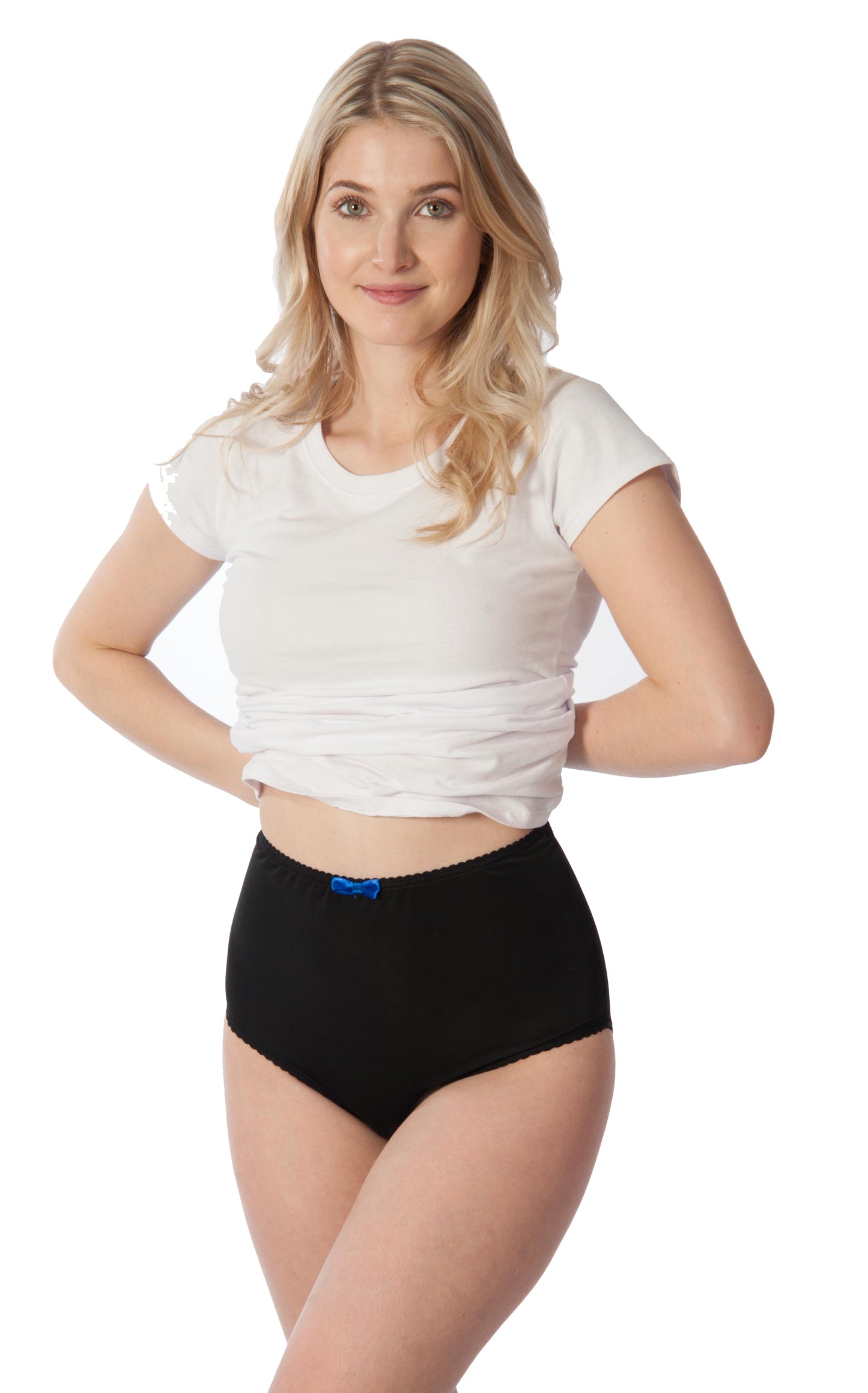 Women’s Plus Size Microfiber Full Coverage High-Waisted Briefs 4-Pack (Copy)