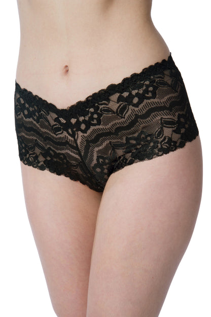Boxers féminins en dentelle échancrée (lot de 8)