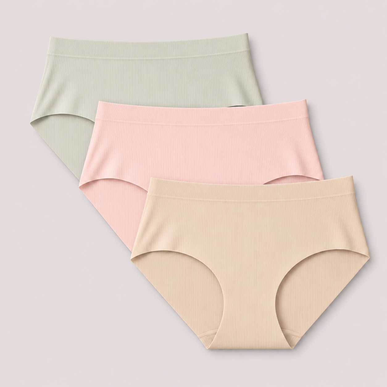 Women’s Seamless Ribbed Laser Cut Brief | 3-Pack