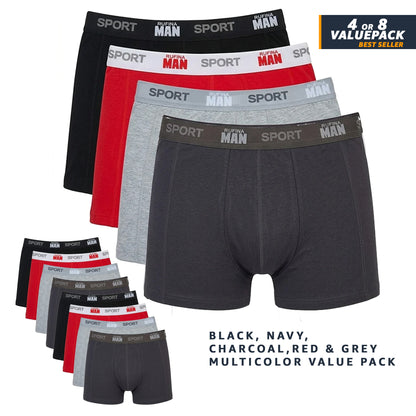 Men’s Boxer Briefs (8-Pack)