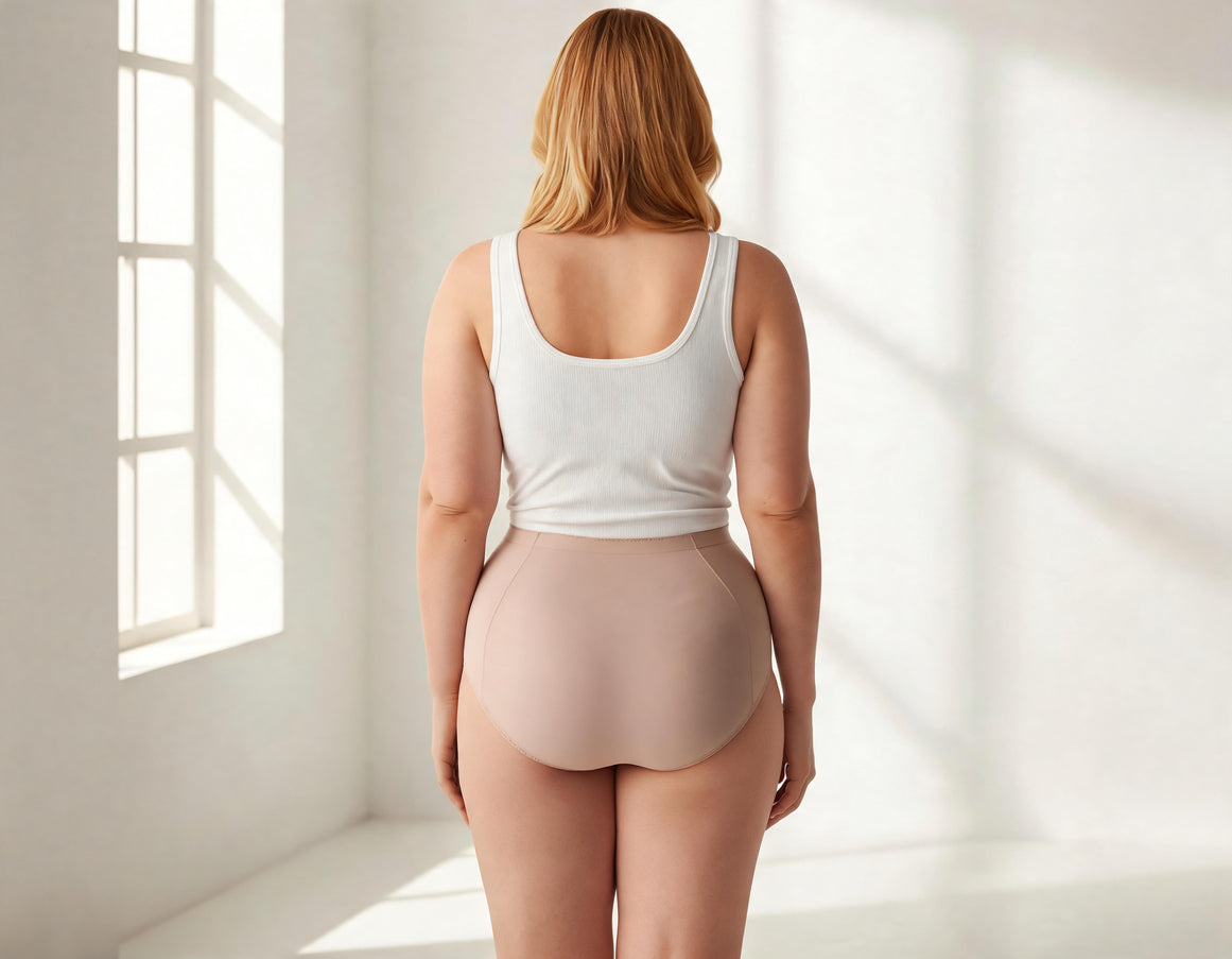 Plus Size Full Brief Panties Pack of 3 Women's Silky Soft Comfort Underwear