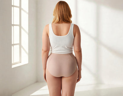 Plus Size Full Brief Panties Pack of 3 Women's Silky Soft Comfort Underwear