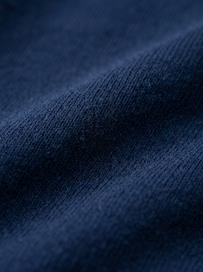 Close-up of blue fabric texture