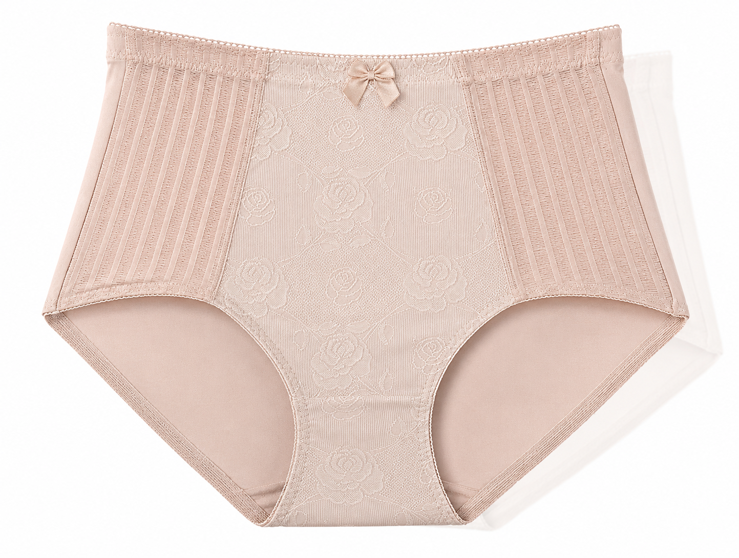 Plus Size Full Brief Cotton Spandex Panties for Women (2-Pack)