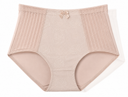 Plus Size Full Brief Cotton Spandex Panties for Women (2-Pack)