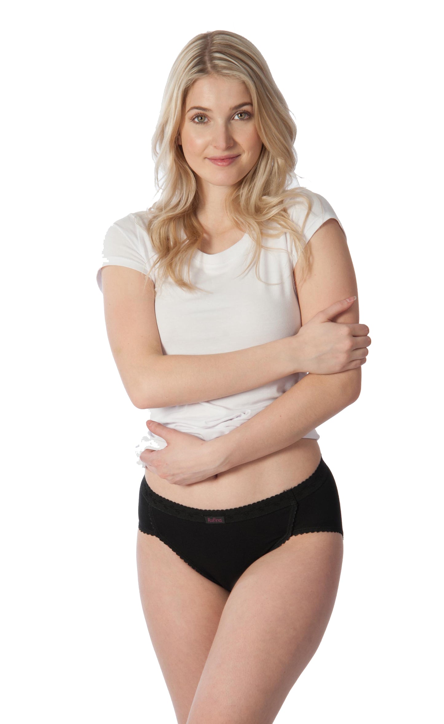 Culottes de bikini taille haute pour femme en coton stretch (lot de 6)