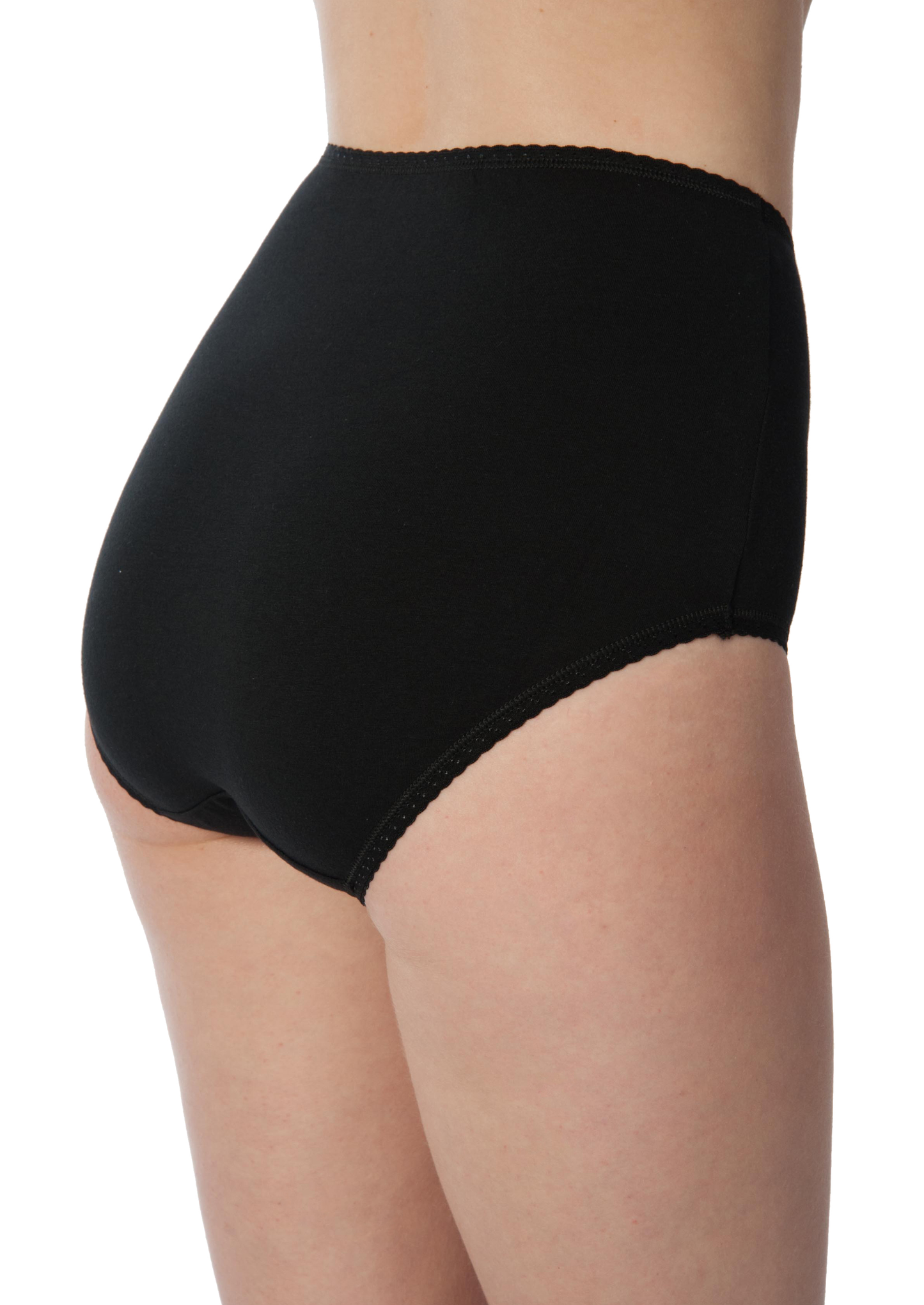 Culottes gainantes en coton taille plus pour femmes (lot de 3)