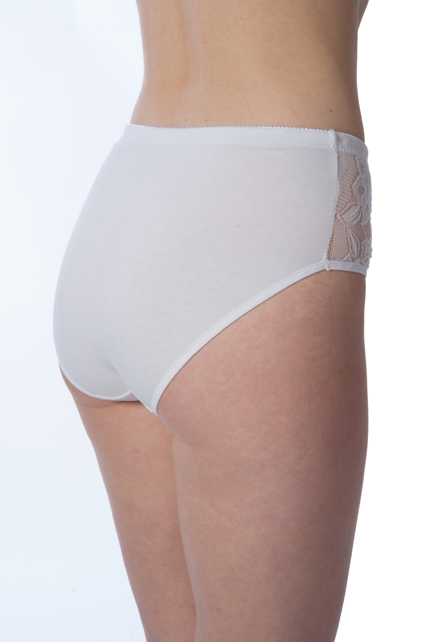 Plus Size Full Coverage Lace Briefs for Women (3-Pack)