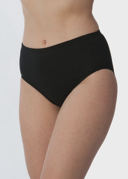 Culottes taille haute en coton et élasthanne pour femme (Lot de 4)