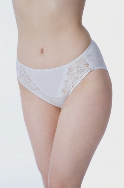 Lace & Mesh Bikini Panties for Women | Soft Breathable Everyday Underwear  (4-Pack)