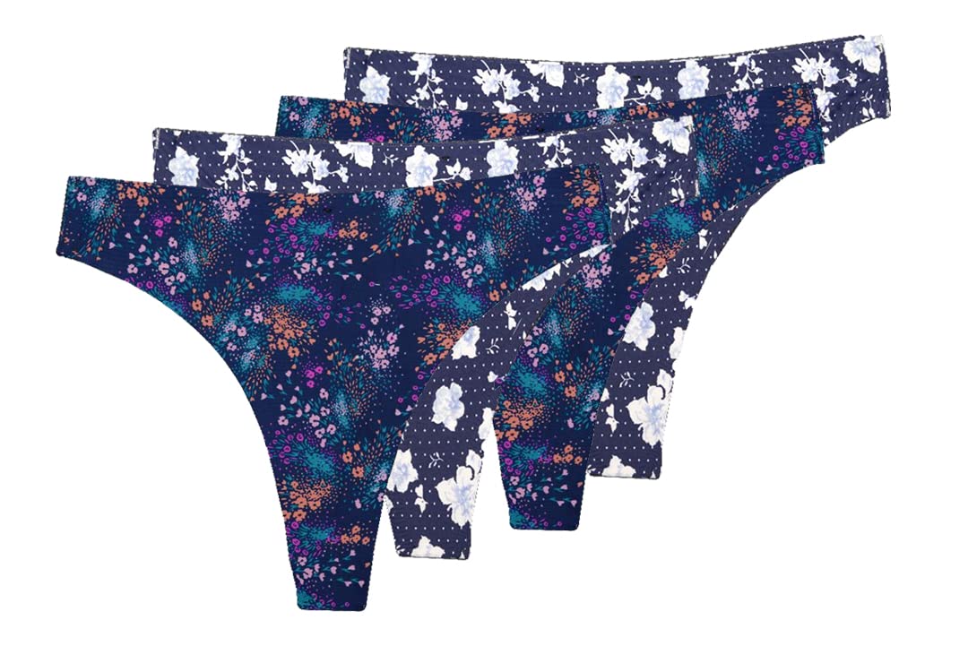 Women’s Printed Thong Underwear | 6-Pack