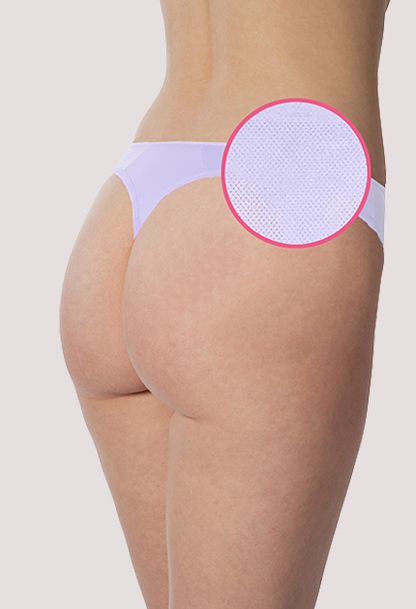 Seamless Thong Panties for Women 4-Pack, Invisible No Show Bundle