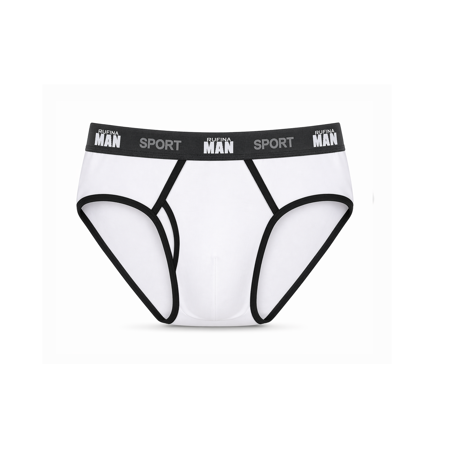 Rufina Man Sport Briefs – Ultra Soft Breathable Men's Brief Underwear (4-Pack)