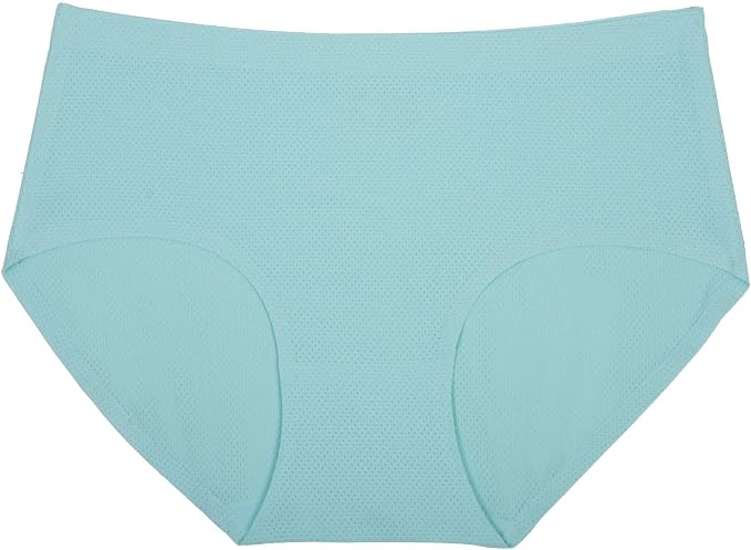 Light blue women's underwear on a white background