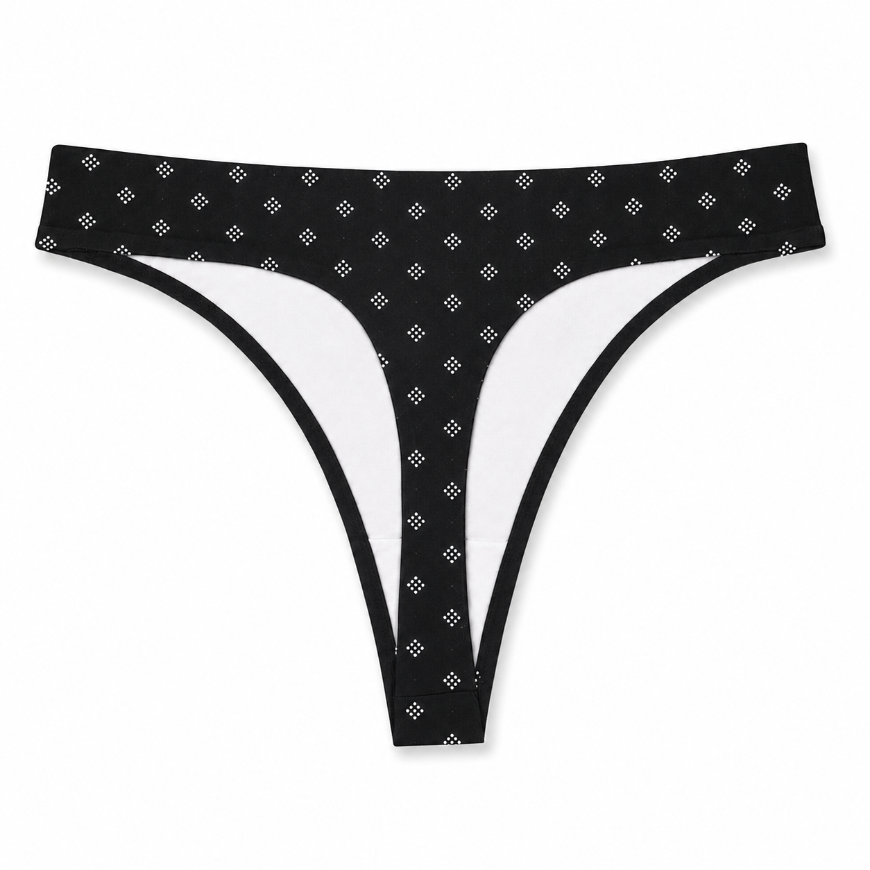 Women’s High-Cut Thong Underwear, 4-Pack
